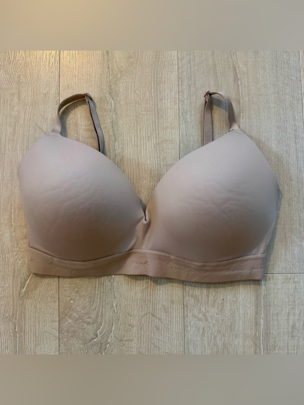 Victoria's Secret PINK Wireless Wear Everywhere Nude Bra